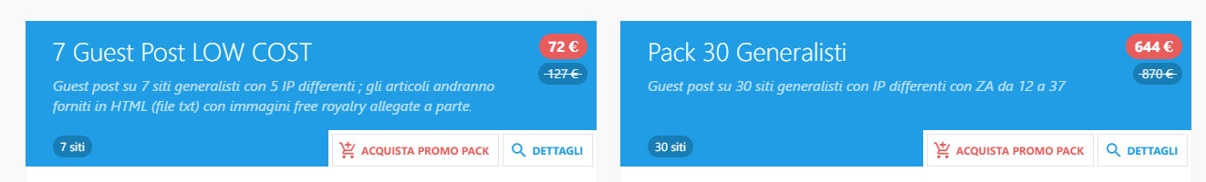 Promo Pack Premium Link