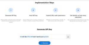 Bing API Key Generator